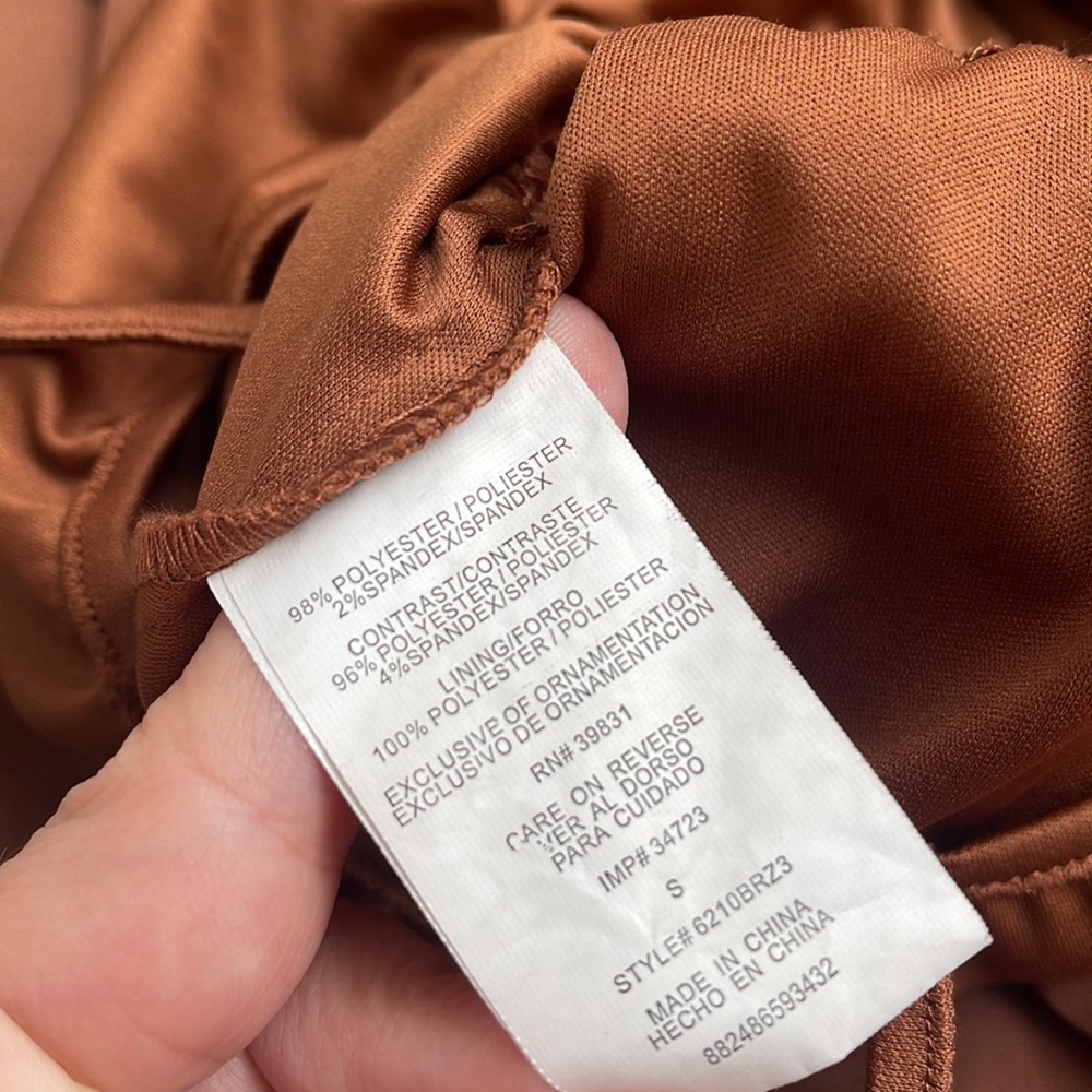 XOXO Women’s Brown Dress Size S - Picture 6 of 13